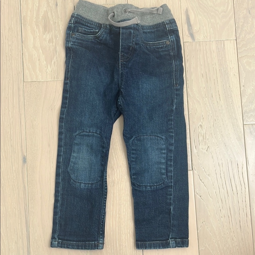 Hanna Andersson Jeans with Elastic Waist and Reinforced Knees Slim 4